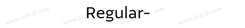 送你一根棒棒糖 Regular字体转换